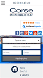 Mobile Screenshot of corseimmobilier.fr