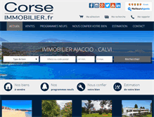 Tablet Screenshot of corseimmobilier.fr